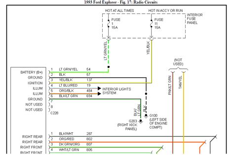 1993 ford explorer wiring schematic 